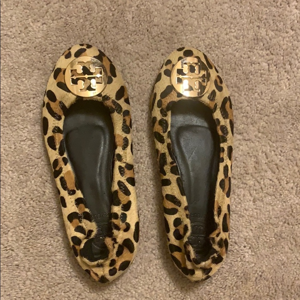 Tory Burch Leopard Print Flats